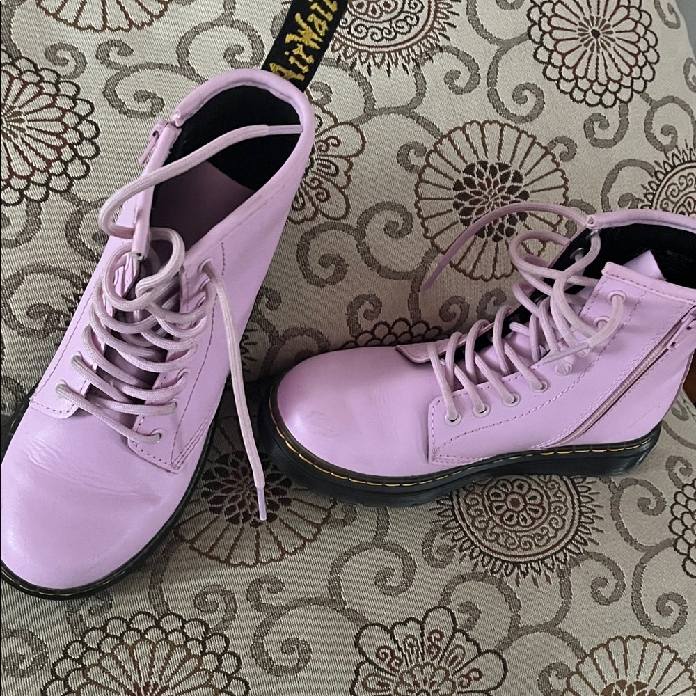 Pink doc martins